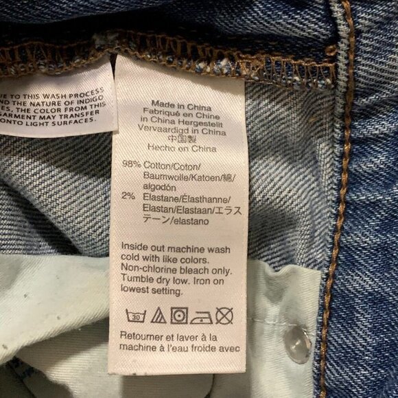 Point Sur Women's Shoreditch Mid Rise in Light Sky Wash Straight Jean Size 26 - Picture 9 of 14